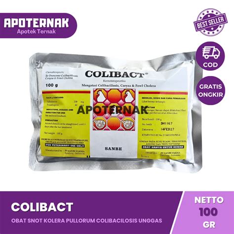 Jual Colibact Injeksi Ml Ml Obat Antibiotik Hewan Diare