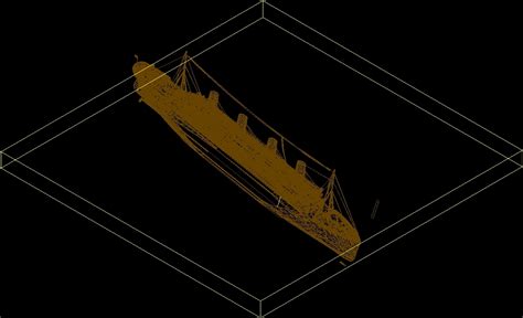 Theory Sinking Titanic 2012 Part 3 3D DWG Model for AutoCAD • Designs CAD