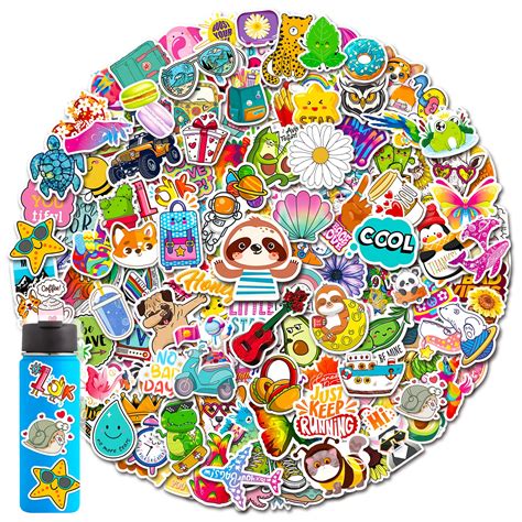 Buy 300 PCS Water Bottle Stickers Cute Stickers For Hydroflasks VSCO