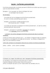 PDF La forme pronominale Exercices pdf PDF Télécharger Download