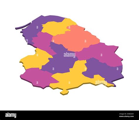 Lituanie Carte Politique Des Divisions Administratives Comt S Carte