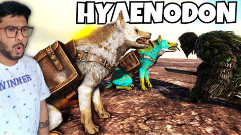 TRICKY UNIQUE TAME IN ARK HYAENODON ARK Ragnarok Part 19 YouTube