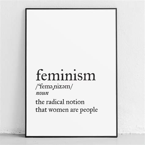 Feminism Poster Feminism Printable Feminism Art Print Etsy