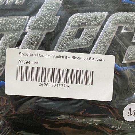 Shooters Black Blue Edge London Tracksuit