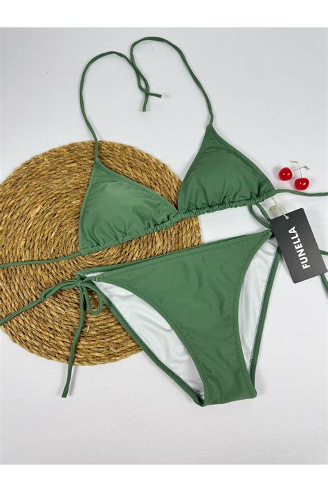 Funella Haki Ye Ili Kad N Bikini Tak M Fiyat Yorumlar