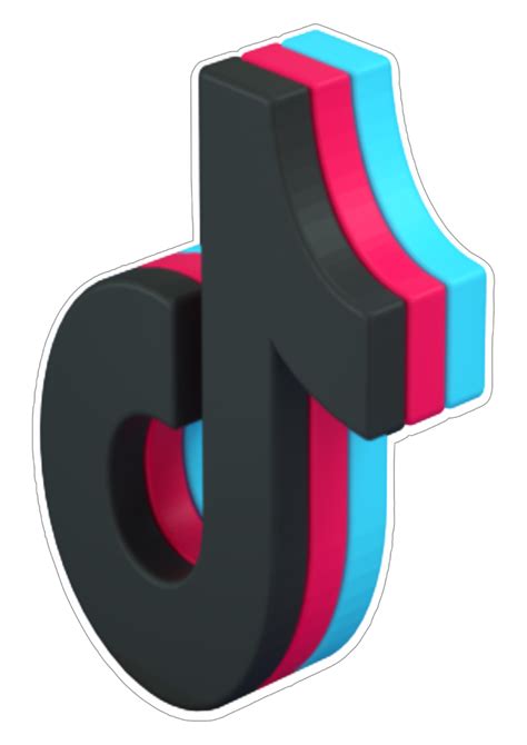 Tiktok simbolo logo aplicativo recorte contorno painel designer gráfico ...