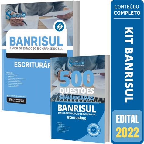 Kit Apostila Escritur Rio Banrisul Caderno De Testes Shopee Brasil