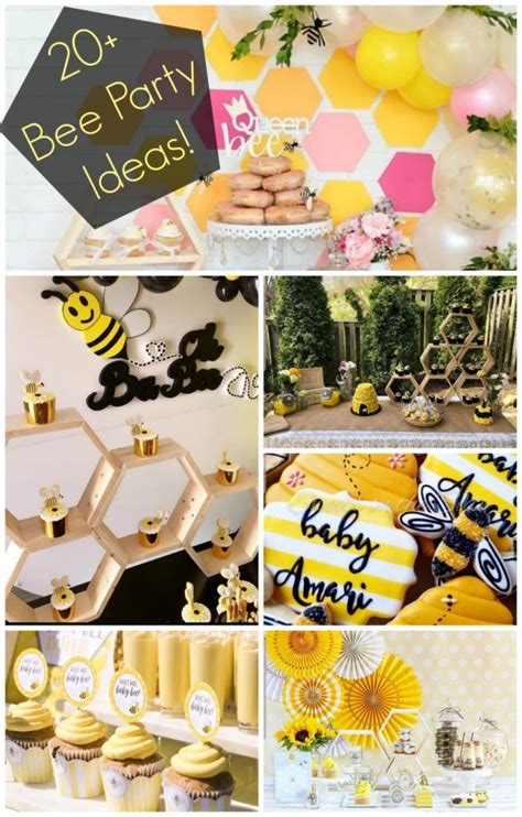 20 Bee Party Ideas That We Love B Lovely Events Bee Theme Party Bee Party Bee Themed