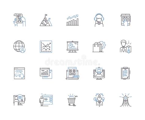 Product Management Outline Icons Collection Product Management