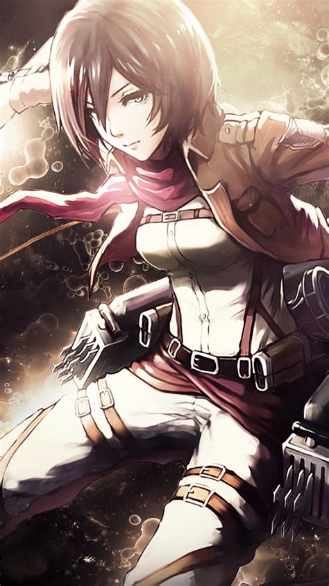 Anime Attack On Titan Mikasa Wallpapers Wallpaper Cave