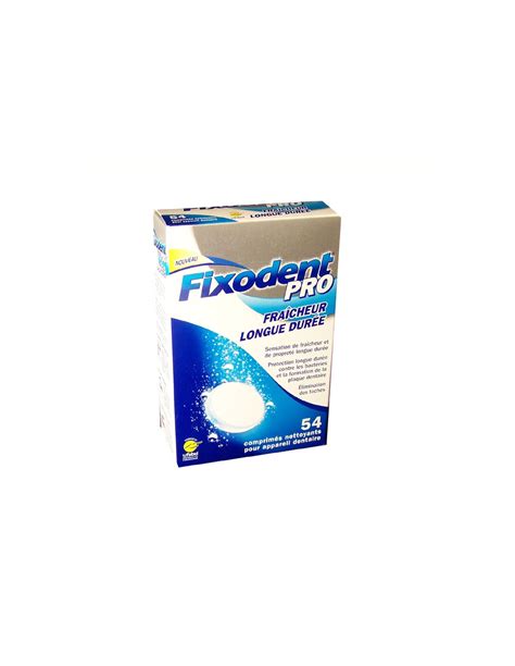 Fixodent Pro Fraicheur Longue Dur E Comprim S Nettoyants