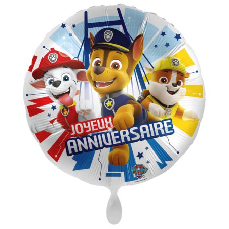 Paw Patrol Joyeux Anniversaire Foil Balloon