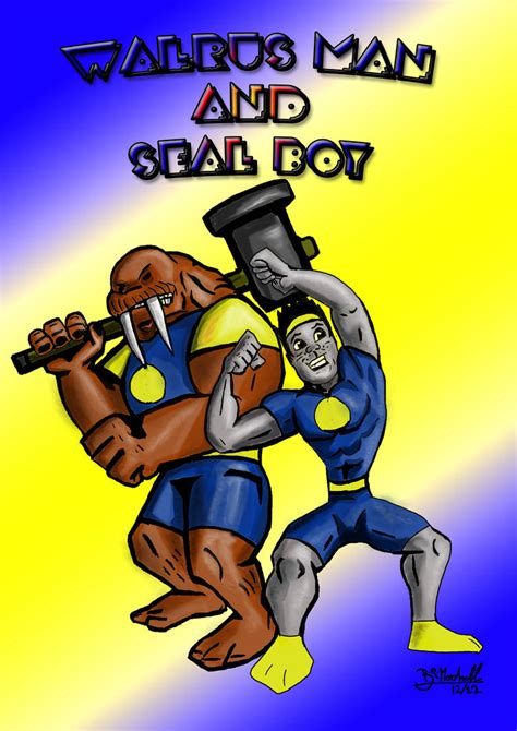 Walrus Man And Seal Boy By Bmarshallarts On Deviantart