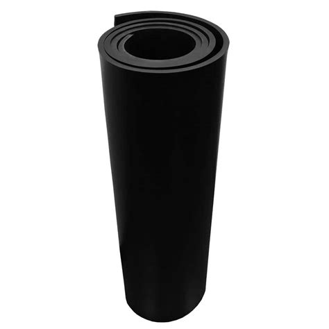 Rubber Cal Nitrile Commercial Grade Rubber Sheet Black 60A 0 187 In X