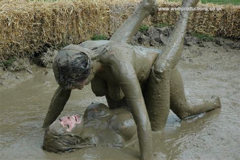 Naked Girls Nude Mud Bath