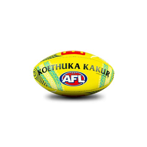 2024 Sir Doug Nicholls Round Game Ball Yellow