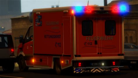 M B Sprinter Facelift Fahrtec Feuerwehr Hamburg Gta Mods