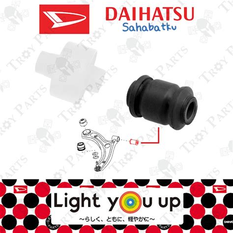 1pc Original Daihatsu Front Lower Control Arm Bush Small 48654 BZ060