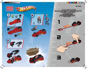 Manual Mega Bloks Set Hot Wheels Furious Speedster