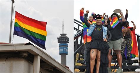 Pride Month Kicks Off In Johannesburg With Flag Raising Event