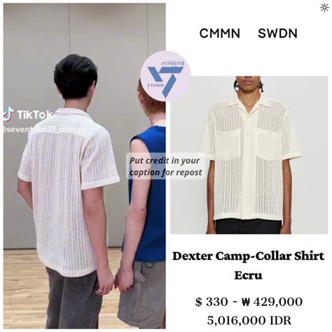 Seventeen Fashion 세븐틴 패션 fan account on Twitter Jun wore CMMN