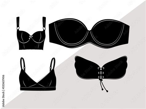 Bra Svg Bras Svg Lingerie Svg Bra Template Lingerie Bra Cut File