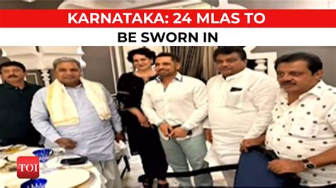 Karnataka Cabinet Expansion 24 Mlas To Take Oaths As Ministers On Saturday