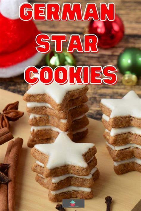 German Star Cookies Zimtsterne Cinnamon Delights