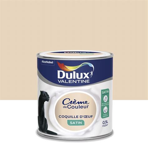 Peinture Monocouche Cr Me Couleur Coquille D Oeuf Satin L Dulux