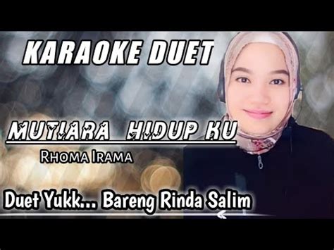 Mutiara Hidupku Karaoke Duet Dangdut Bareng Rinda Salim YouTube