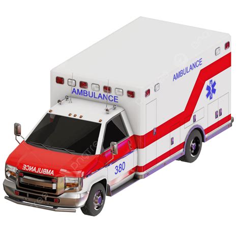 Ambulance Top View PNG Picture, Ambulance Perspective View Transparent, Ambulance Png, Ambulance ...