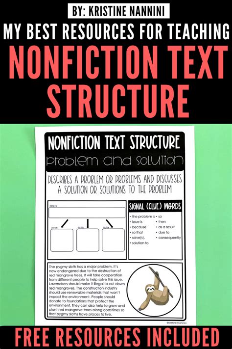 Nonfiction Text Structure Activities Artofit