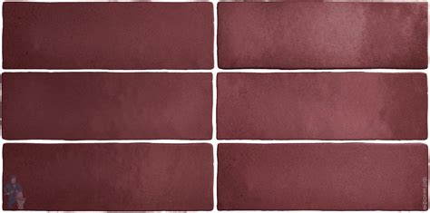 Плитка настенная EQUIPE MAGMA Burgundy 65х200 бордовая 24967 кв м