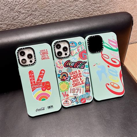 Original Casetify Coca Cola Sticker Casing For IPhone 7 8 Plus X XS XR