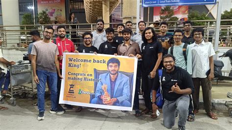 Gukesh Gets Heros Welcome In Chennai On Indian Homecoming Chess