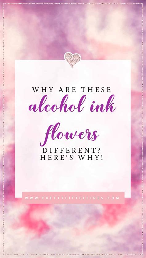 These Alcohol Ink Blown Flowers Are Different. Here's Why. - Pretty ...