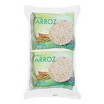 Hacendado Tortitas De Arroz Pack 4 Paquetes X 31 G