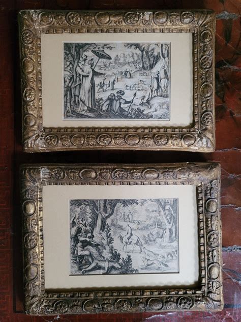 Proantic Pair Of Engravings