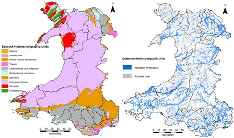 Simplified Hydrostratigraphic Bedrock Units And Simplified Quaternary