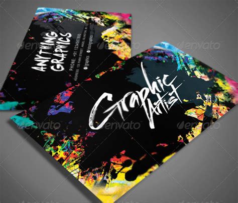 Artist Business Card Templates | Free & Premium PSD | Vector | PNG ...