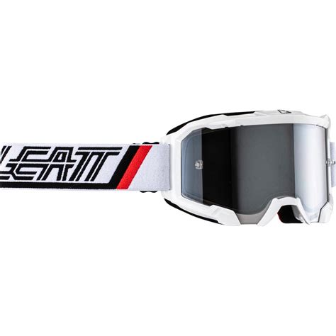 Leatt Crossbrille Velocity 4 5 IRIZ White Silver Maciag Offroad