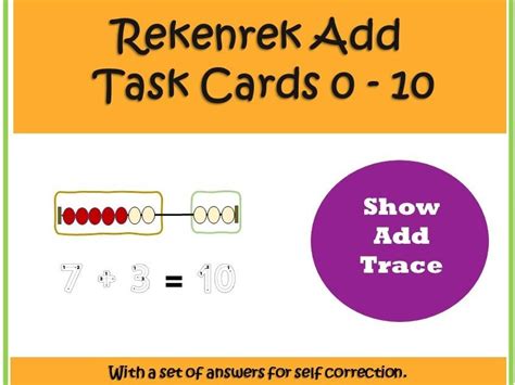 Rekenrek Adding Number Bonds To 10 Teaching Resources