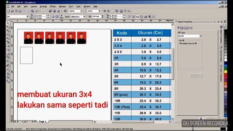 Cara Membuat Ukuran Foto Pada Corel Draw Youtube