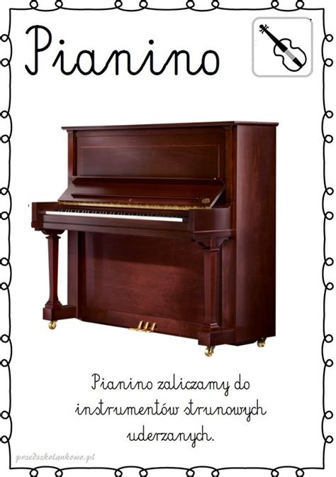 A Piano With The Words Piano On It