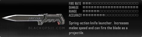 Call Of Duty Black Ops 2 II Weapons List Secondary Specials