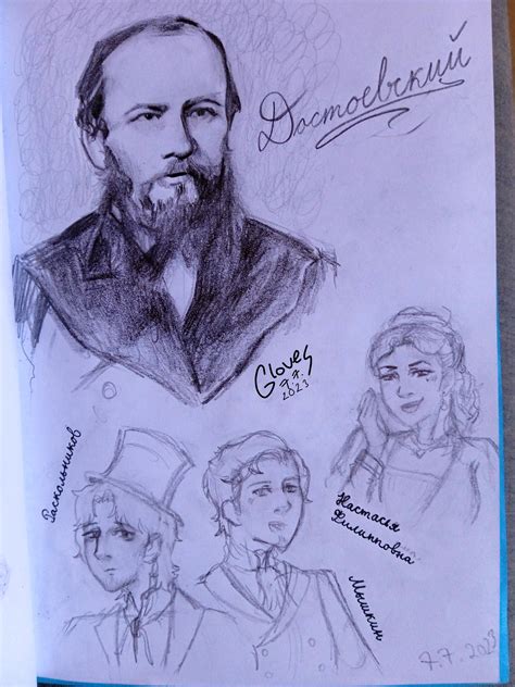 I Drew Dostoyevsky And Some Of My Favorite Characters R Dostoevsky