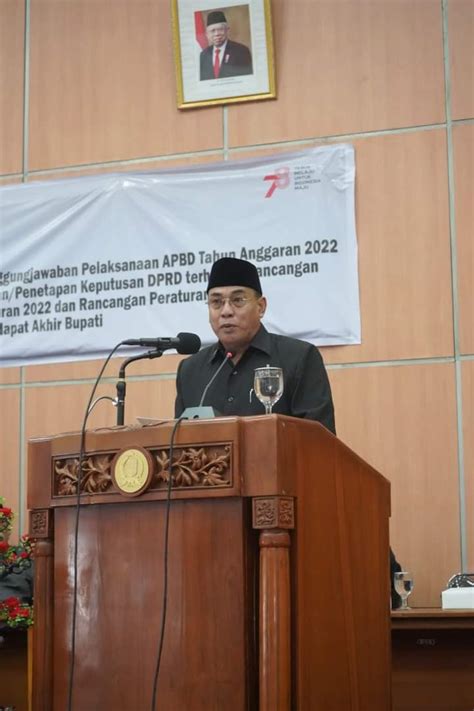 DPRD Setujui Ranperda Pertanggungjawaban APBD 2022 Menjadi Perda