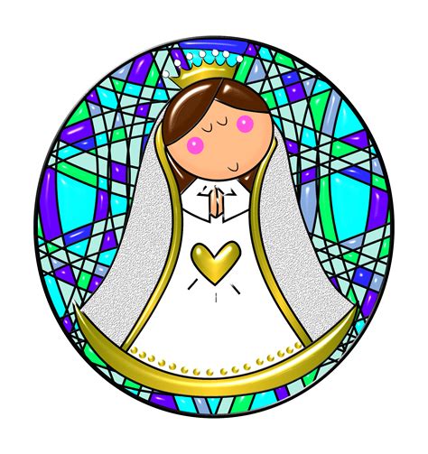 Virgen Del Carmen Virgen Caricatura Virgencita Ilustraciones Nbkomputer