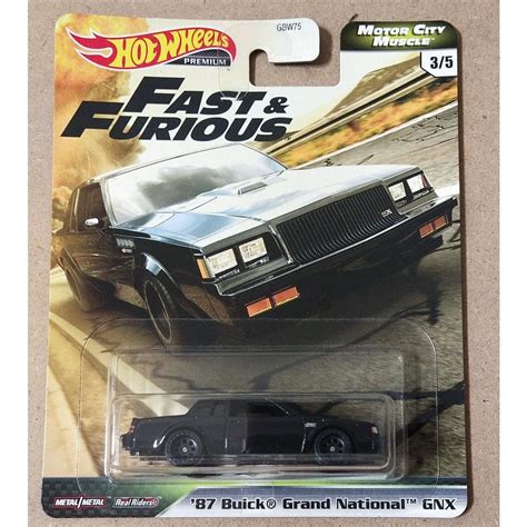 Jual HOT WHEELS 87 BUICK GRAND NATIONAL GNX FAST AND FURIOUS Shopee Indonesia