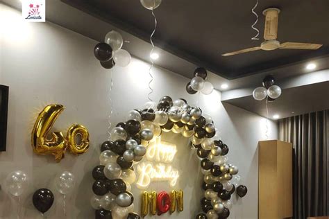 Metallic Balloon Ring Decoration At Home In Gurugram Delhi Noida Ncr